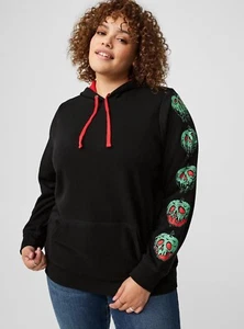 Sudadera con Capucha Torrid Disney Villains 3X Reina Malvada Veneno Apple NUEVA CON ETIQUETAS NUEVA - Imagen 1 de 9