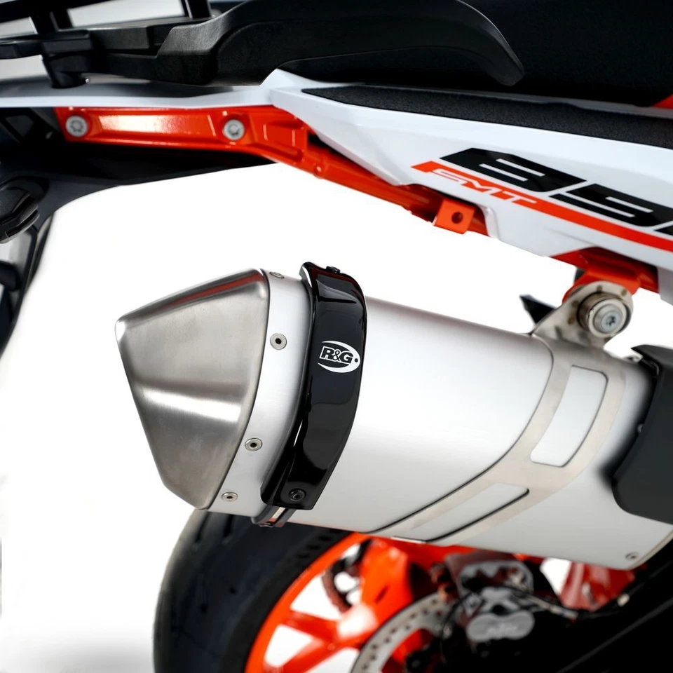 R&G Racing Black Exhaust Protector Scorpion Serket Exhaust EP0012BK - Image 1 of 4