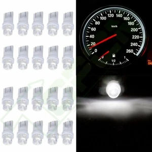 20x White T10 158 194 2825 159 W5W LED Instrument Dashboard Lights Lamp Bulb - Picture 1 of 6