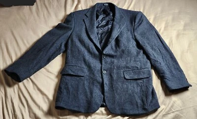 Abrigo Deportivo John Ashford Blazer Lana y Corderos Lana Talla 44R Color Azul Foto 1 de 4