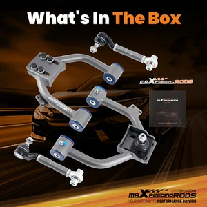 Adjustable Front + Rear Camber Arms Kit For 03-07 Honda Accord 04-08 Acura TSX - Picture 1 of 12
