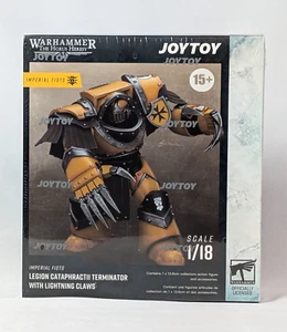 JoyToy Warhammer 40K Imperial Fists Terminator Ltng Claws 1/18 Action Figure NEW - Picture 1 of 14