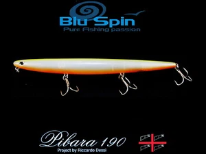 Nuevo Pibara 190 Largo Delgado Wtd Superior Agua 190mm 30,5gr Col. Yellow White - Imagen 1 de 1