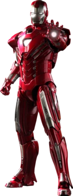 1:6 Hot Toys Iron Man 3 Figura MMS Iron Man Mark XXXIII Silver Centurion  - Imagen 1 de 4