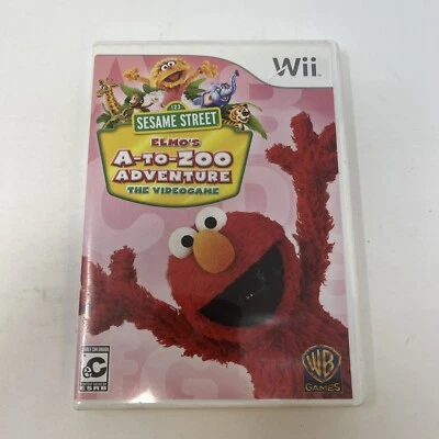 Sesame Street Elmo's A-To-Zoo Adventure - Nintendo Wii - CIB Completo y Probado Foto 1 de 4