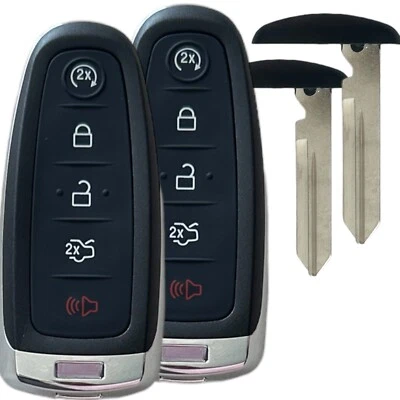 2 NEW SMART KEY PROXIMITY REMOTE FOB FOR FORD EXPLORER EDGE ESCAPE TAURUS PEPS 2 - Image 1 of 4