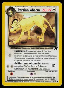 Pokemon Card Persian Obscur 42/82 Team Rocket Wizards - Picture 1 of 2