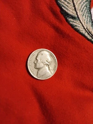 1941 nickel no mint mark rim error - Image 1 of 4