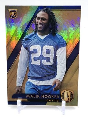 2017 Panini Gold Standard #177 Malik Hooker RC /79 Indianapolis Colts Rookie - Image 1 of 4