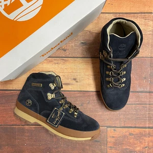 Timberland Men's Euro Hiker Dark Blue Suede Leather Hiking Boots A6839 - Picture 1 of 6