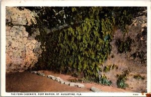 La casamata di felci Forte Marion Sant'Agostino FLORIDA CARTOLINA D15 - Foto 1 di 2