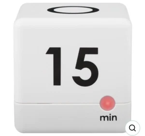 BBB82431 La Crosse Technology 5, 15, 30 or 60 Minutes Digital Cube Timer - White - Picture 1 of 3