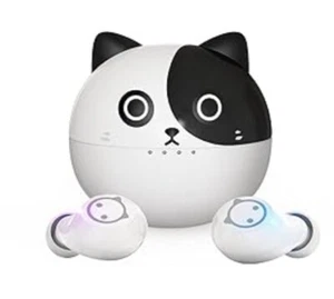 XZC Wireless Earbuds Noise Reduce Halloween Cute Little Devil Earphones for Kid - Picture 1 of 8