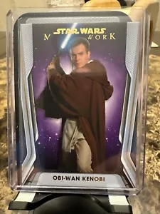 Obi-wan Kenobi 2019 Topps Star Wars Masterwork Purple Parallel /50 #75 - Picture 1 of 2