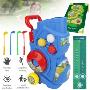 8 Golfbälle Kinder Sporting Golf Set Golfschläger Golfbälle Spielzeug+Golfbrett - Bild 1 von 24