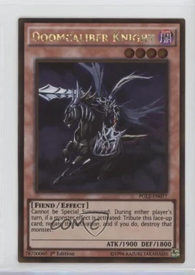 Doomcaliber Knight 1st Ed. YuGiOh Premium Gold: Return of the Gold #PGL2-EN077 - Image 1 of 2