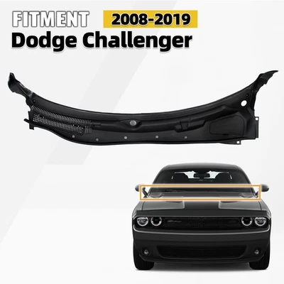 Windshield Wiper Cowl Top Grille Panel For 2008-2019 Dodge Challenger 5028757AG - Image 1 of 4