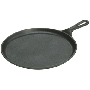 Lodge Cast Iron Pancake Skillet Round Flat Diameter 10.5" 26cm Foundry Seasoned - Picture 1 of 3