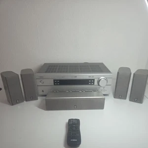YAMAHA HTR-5630RDS 5.1 AV HOME CINEMA RECEIVER SILVER REMOTE DOLBY DIGITAL DTS - Picture 1 of 19