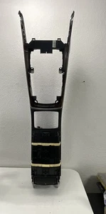 2014 AUDI A6 Center Console BLACK WITH WOOD OEM - Picture 1 of 8