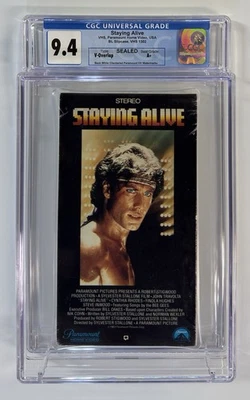 VHS — CGC 9.4 A+  STAYING ALIVE — First Print - Image 1 of 3