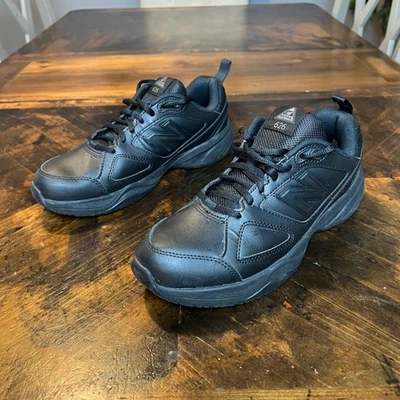 New Balance 626 Womens Black Leather Work Training Shoes Sneakers Size 9.5 US - Image 1 of 4