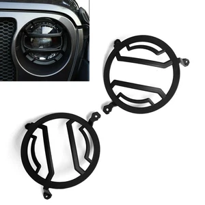 Front Headlight Lamp Cover Trim For Jeep Wrangler JL For Jeep Gladiator JT 2020+ - Picture 1 of 7