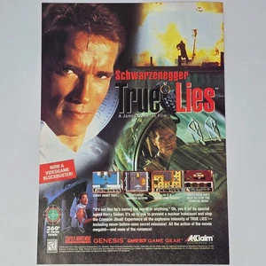 True Lies SNES Genesis GameBoy Game Gear Blockbuster Print Ad/Poster Promo Art - Bild 1 von 2