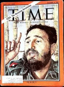 Time Magazine October 8, 1965 Fidel Castro FRONT COVER ONLY - Picture 1 of 1