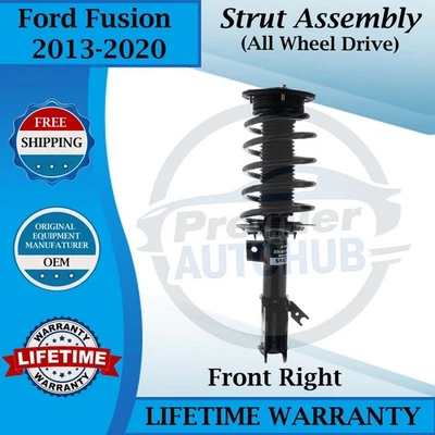 Puntal delantero derecho KYB genuino OEM para Ford Fusion 2013-2020 4x4 garantía de por vida. Foto 1 de 4