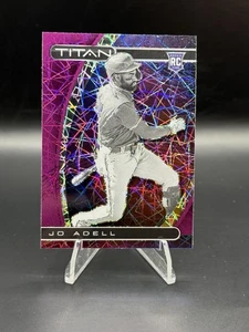 Jo Adell 2021 Panini Chronicles Titan Purple Velocity RC #14 Los Angeles Angels - Imagen 1 de 3