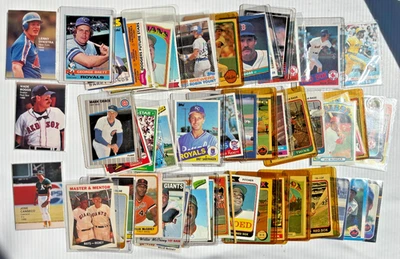 80 tarjetas de béisbol años 70/80 - Boggs Rookie, Brett, Bonds, Yaz, Marichal + Foto 1 de 4
