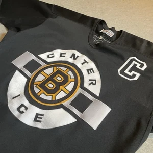 Vintage 90s Center Ice Boston Bruins Ray Borque Hockey Jersey - Size 54 - Picture 1 of 6