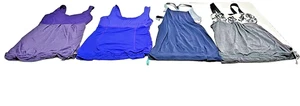 4 Lululemon Tank Tops Size 6 Small Yoga Run Blue Gray Purple Bundle Set - Picture 1 of 9