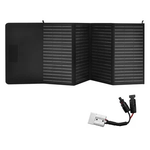100W Foldable Solar Panel Mat Blanket Outdoor RV Boat Camping Battery Charging - Picture 1 of 12