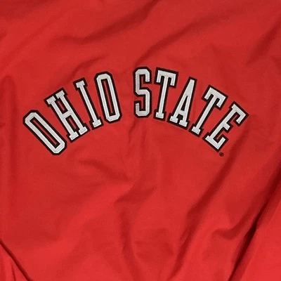 Pullover grande de los Ohio State Buckeyes para hombre con logotipos cosidos a mano de campeón nuevo con etiquetas Foto 1 de 4