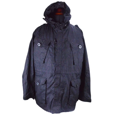 British Military Field Jacket Smock 170/112 L Black Rip Stop Cotton - Image 1 of 4