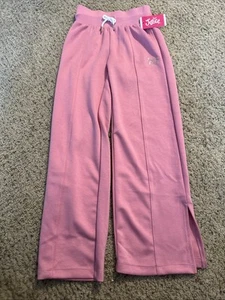 Justice Girls Wide Leg Pant Size Medium (10) Pink - Picture 1 of 3