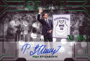 Peja Stojakovic 2024-25 NOIR GENRE Auto Autograph Sacramento Kings 41/49 - Picture 1 of 2