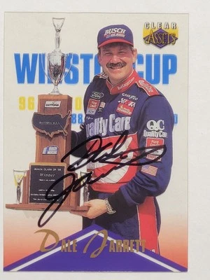 1996 Classic Clear Assets Dale Jarrett Through The Mail Autograph Card #62 - Image 1 of 2