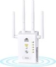 Aigital WLAN Repeater AC1200 WLAN Amplifier Super Booster 2.4 GHz / 5 GHz with 4