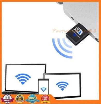 Mini WiFi Wireless Adapter WLAN 300 Mbit 802.11b/g/n USB Stick Dongle NEU - DE - Bild 1 von 4