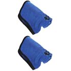  Set of 2 Pet Bath Towel Water Absorbent Bathing Dog Shower Tool Puppy