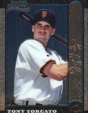 1999 Bowman Chrome #127 Tony Torcato RC - San Francisco Giants (RC - Rookie Card