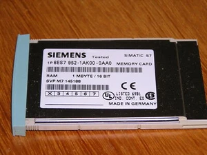 Siemens 6ES7952-1AK00-0AA0 E:02 S7-400 RAM MEMORY 1MB used excellent condition - Imagen 1 de 3