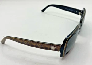 VERSACE MONTURAS GAFAS SOLO 4022 208/18 MARRÓN ANIMAL PRINT BORDE COMPLETO 55-17-135 - Imagen 1 de 8
