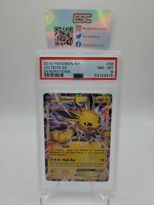 PSA 8 - POKEMON GENERATIONS JOLTEON EX #28 HOLO  - Image 1 of 2