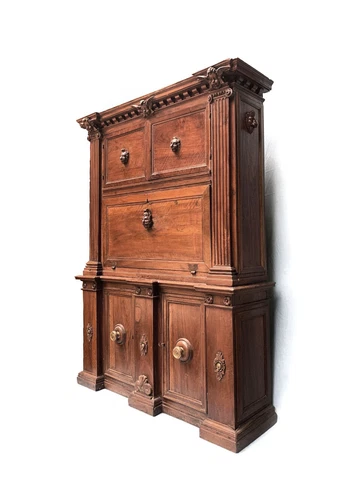 Rare Italian Renaissance 16th century Cabinet Stipo Cover