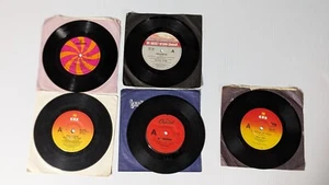 80's Vinyl Lot 5 x singles 7" 45rpm, Elton John, Men at work, The Knack, Billy J - Picture 1 of 9