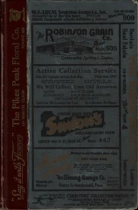 COLORADO SPRINGS 1939 POLK CITY BUSINESS DIRECTORY CO PHONE TRADE TOKEN REF BOOK - Picture 1 of 1